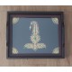 Tray with Tanjore Design Inlaid 10x12 inches (Wooden) - 4